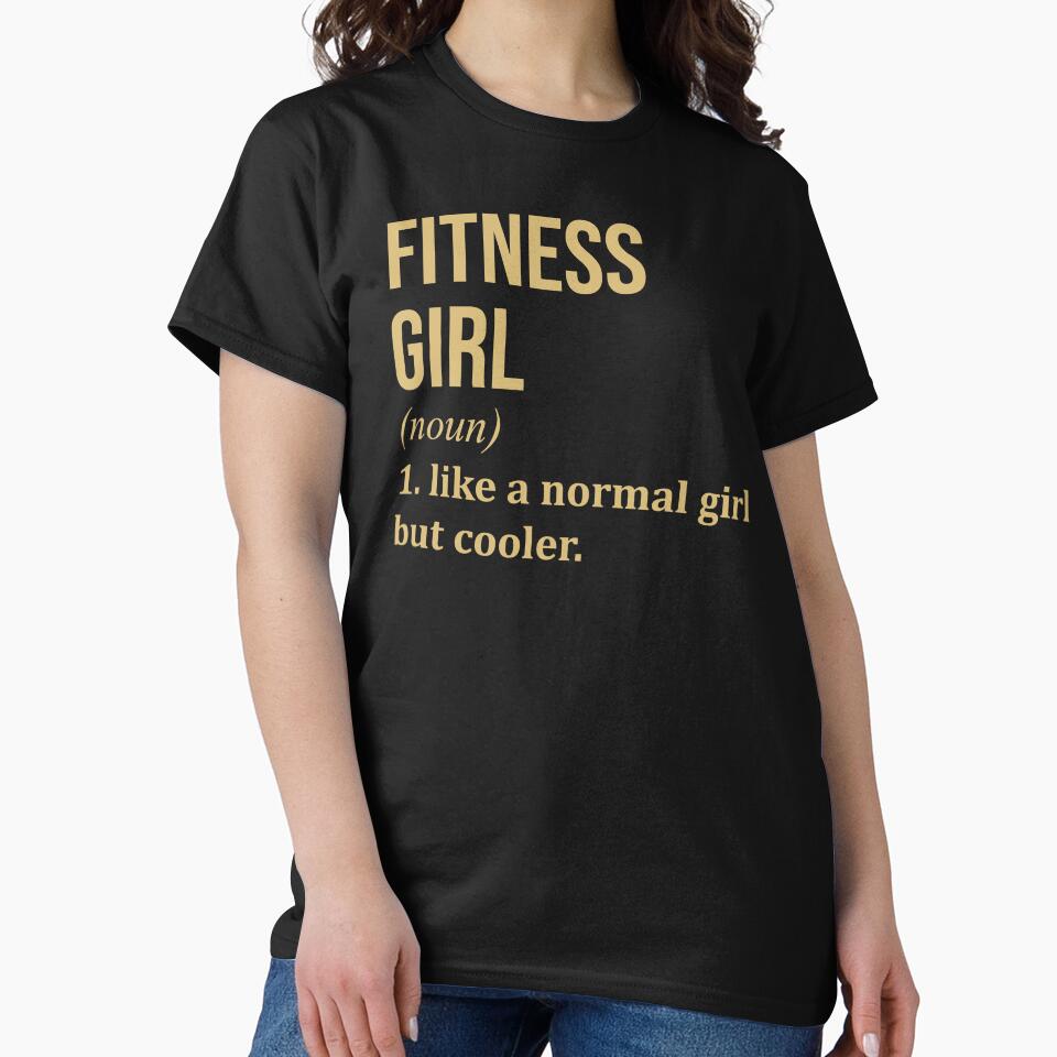 Fitness Girl Definition Gold T-Shirts, Hoodie, Sweatshirt