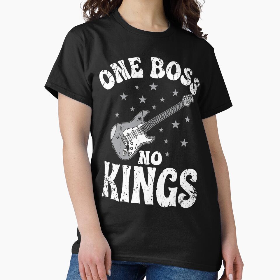 One Boss No Kings Monarchy Political Freedom by sinkedink