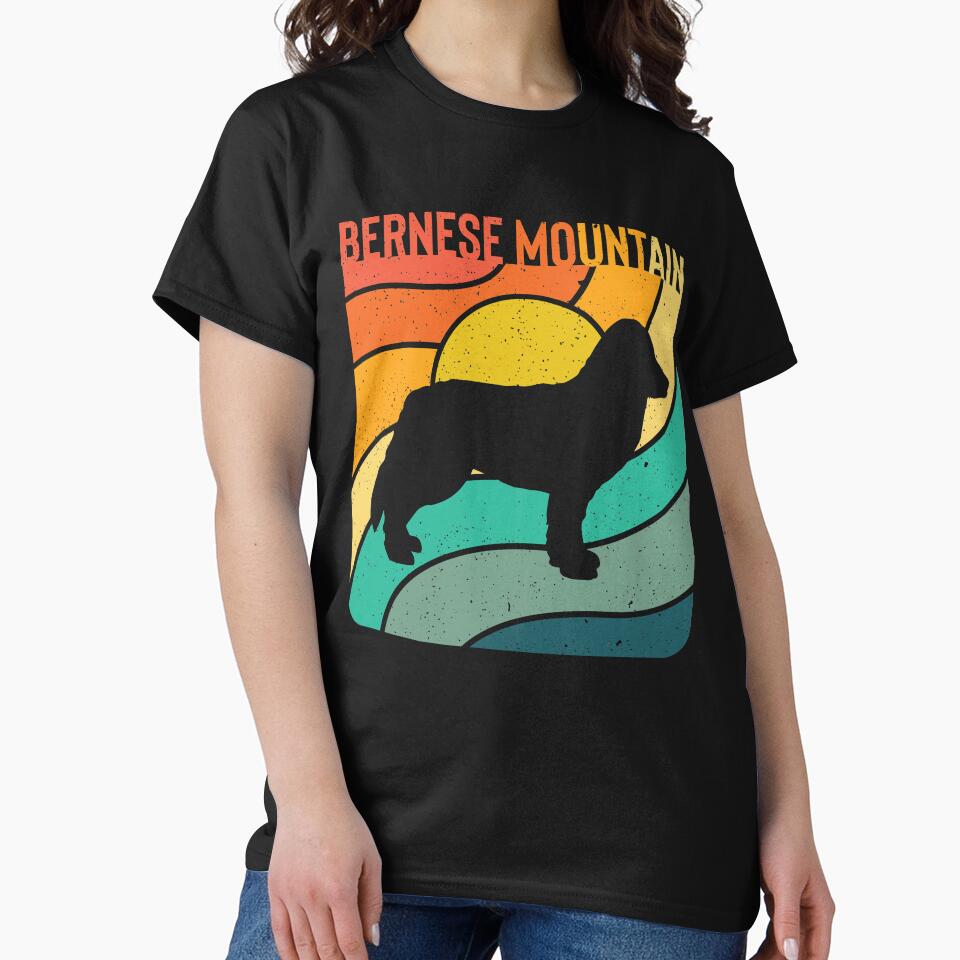 Bernese Mountain Dog Vintage Gift Pet Lover by rafaeltto T-Shirts, Hoodie, Sweatshirt | BlankRebels.com (Image 2)
