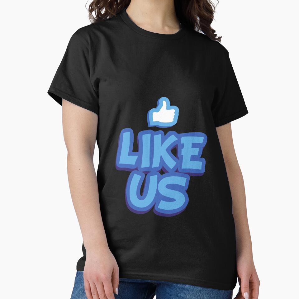 Like Us Facebook Novelty Design by popotamfriends T-Shirts, Hoodie, Sweatshirt | BlankRebels.com (Image 2)