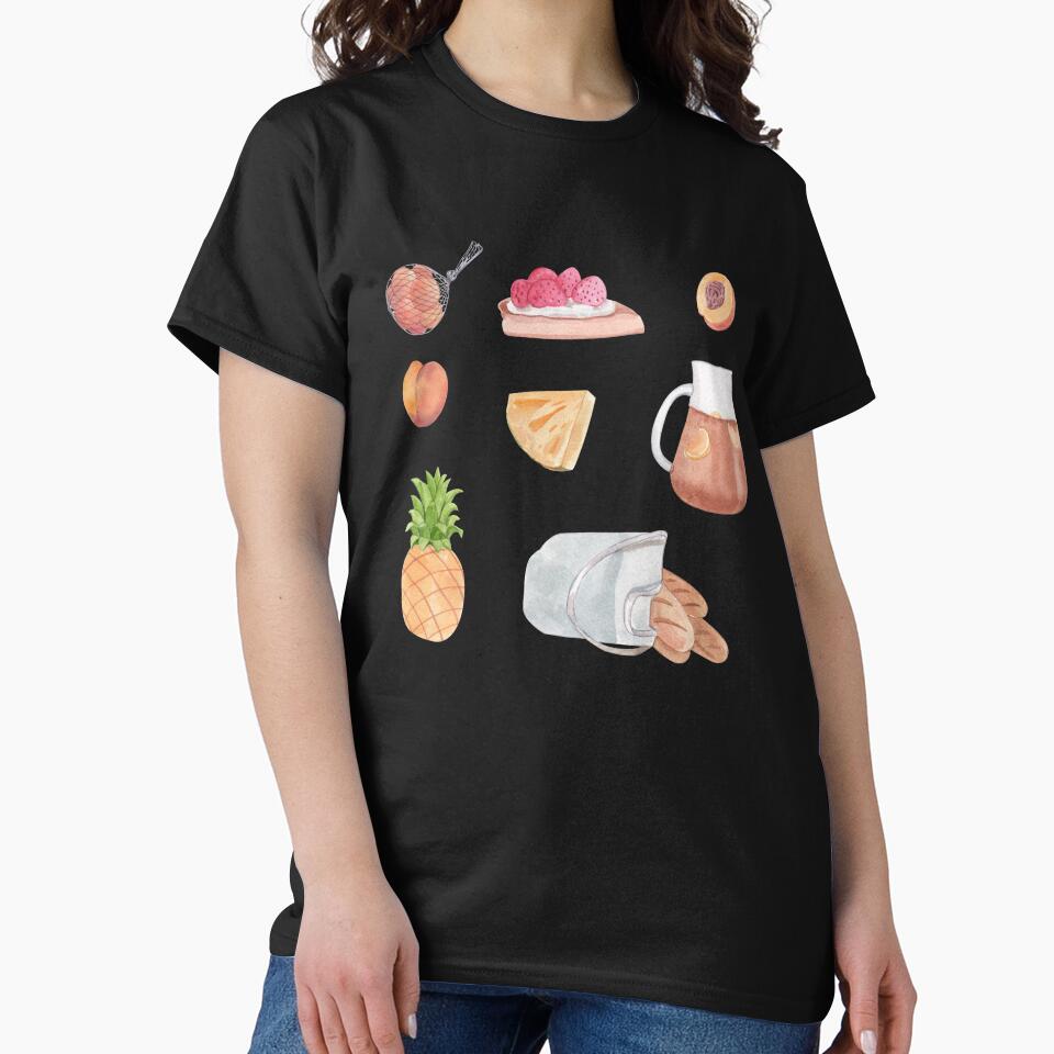 Watercolor grocery- cottagecore aesthetic by Hoetoons T-Shirts, Hoodie, Sweatshirt | BlankRebels.com (Image 2)
