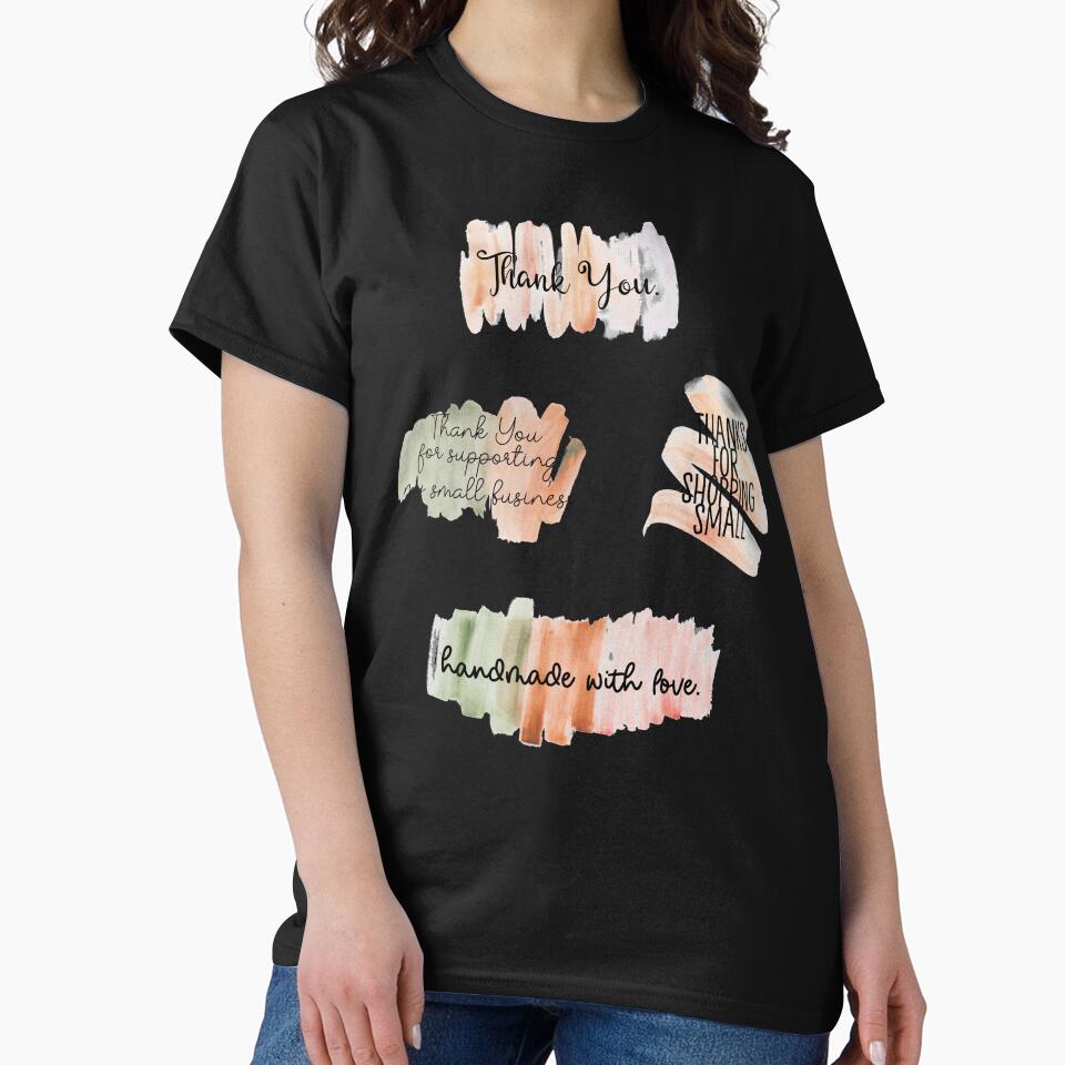 Thank You, small business by RoseDesigns87 T-Shirts, Hoodie, Sweatshirt | BlankRebels.com (Image 2)