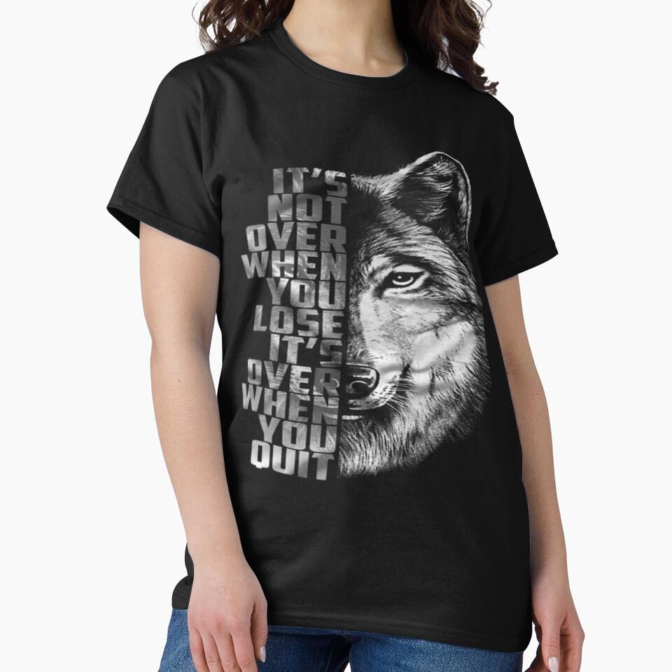 Gym motivation workout motivation don’t quit illustration premium design by truemoneyman T-Shirts, Hoodie,... (Image 2)