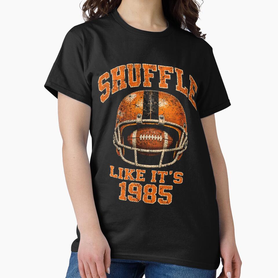 1985 Retro Football Helmet Fan Design by sinkedink T-Shirts, Hoodie, Sweatshirt | BlankRebels.com (Image 2)