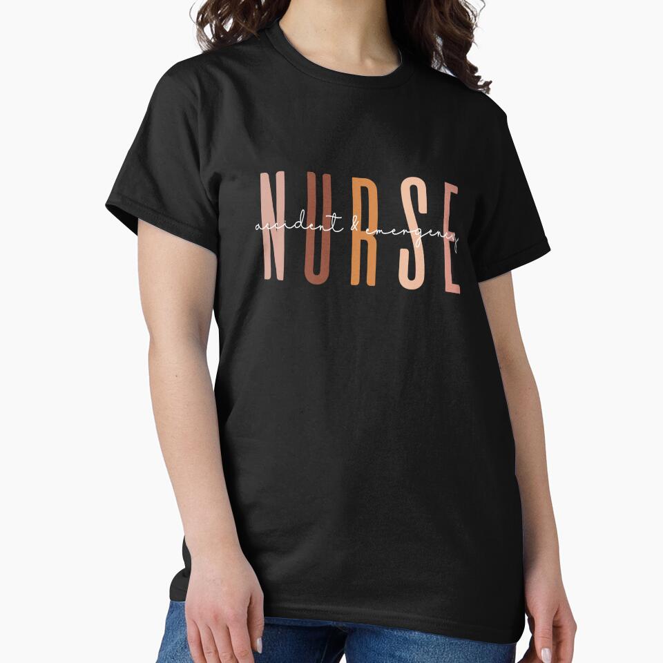 Strong Accident & Emergency Nurse Melanin African Medical Nurses by JRRTs T-Shirts, Hoodie, Sweatshirt (Image 2)