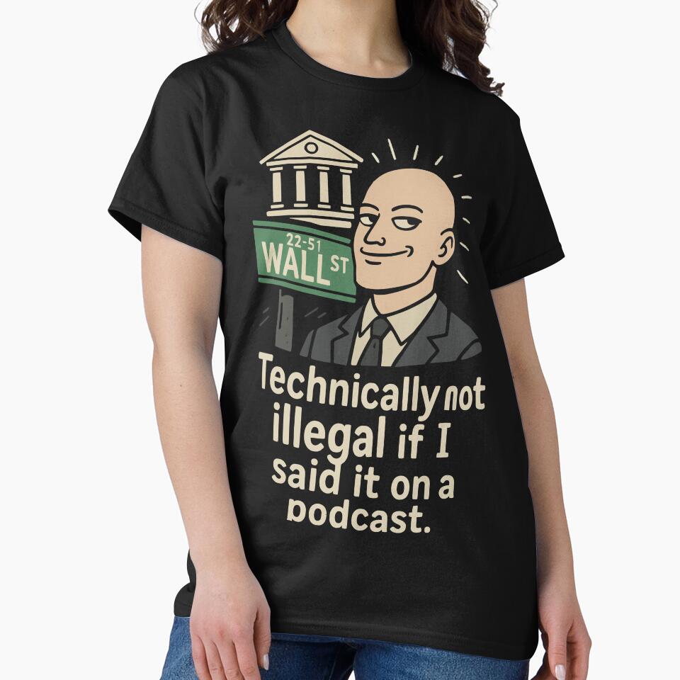 Not Insider Trading If I’m the Insider – Funny Wall Street T-Shirt by Mighty Tees Hoodie, Sweatshirt (Image 2)