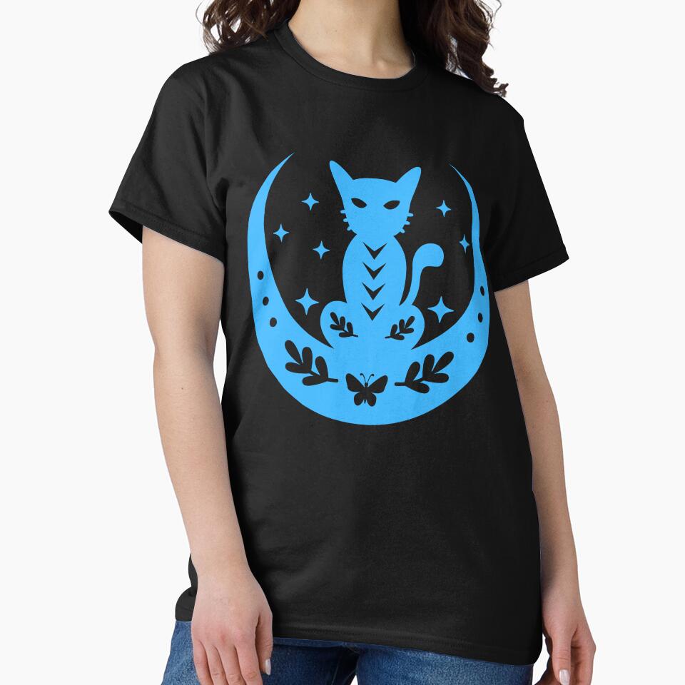 cat moon by broadwaygirl142 T-Shirts, Hoodie, Sweatshirt | BlankRebels.com (Image 2)