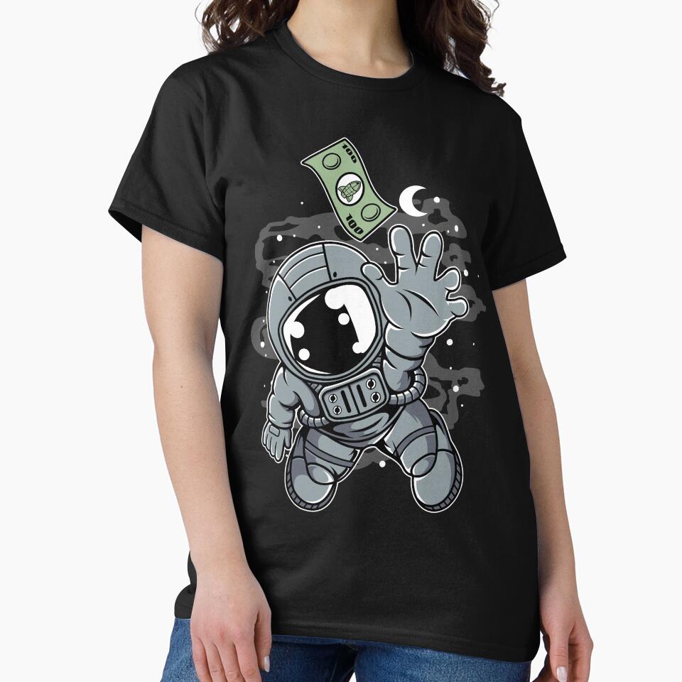Astronaut Dollar Money - Funny Outer Space Lovers by Desteroids T-Shirts, Hoodie, Sweatshirt | BlankRebels.com (Image 2)