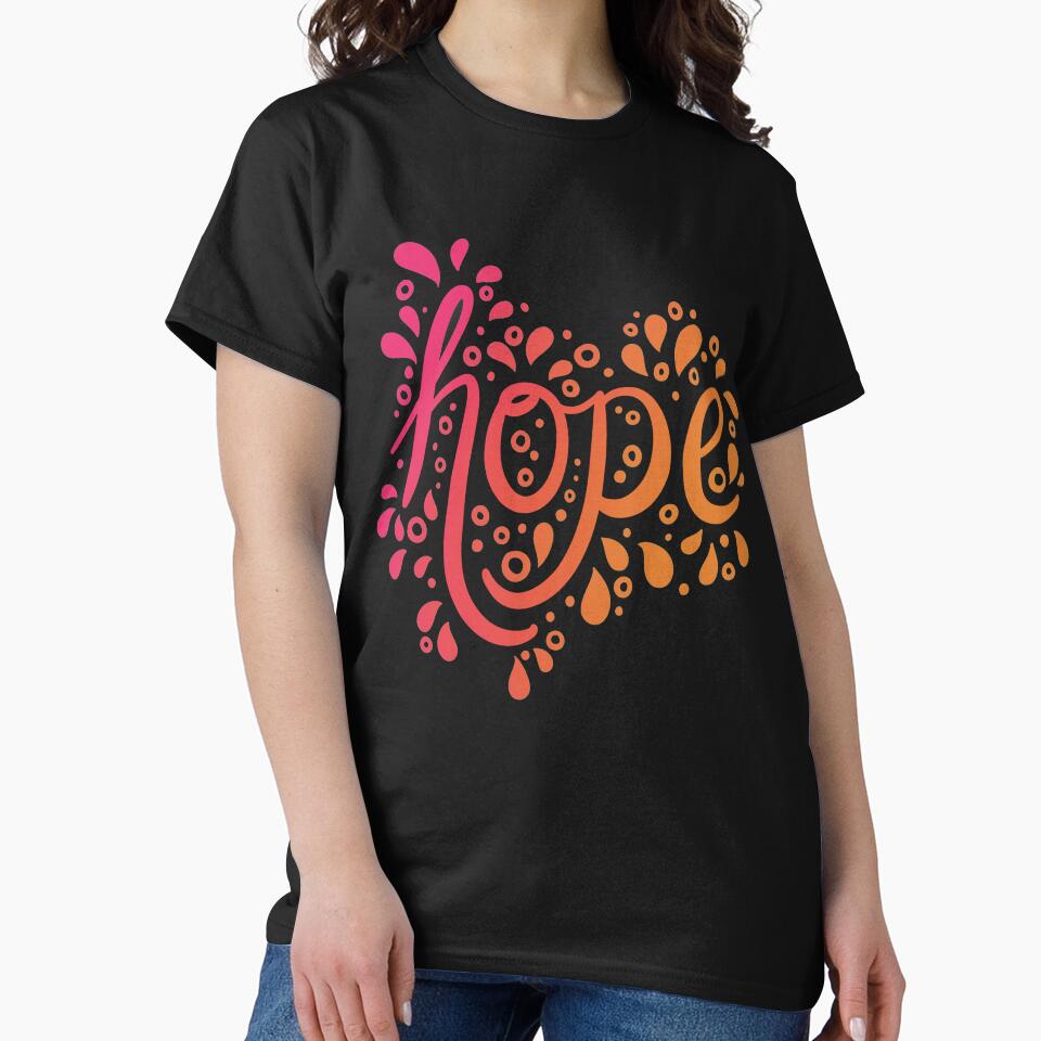 Hope Sunset Gradient V2 by avacado-designs T-Shirts, Hoodie, Sweatshirt | BlankRebels.com (Image 2)