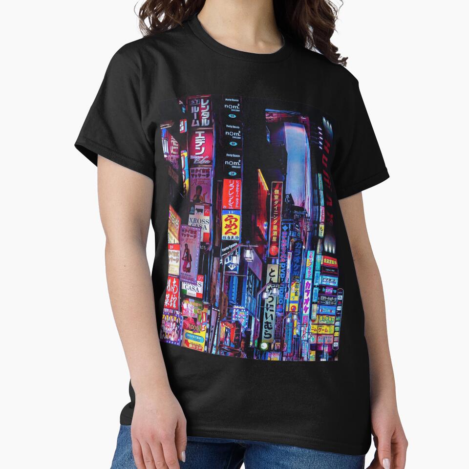 Cyberpunk Tokyo by SofiaStutio T-Shirts, Hoodie, Sweatshirt | BlankRebels.com (Image 2)