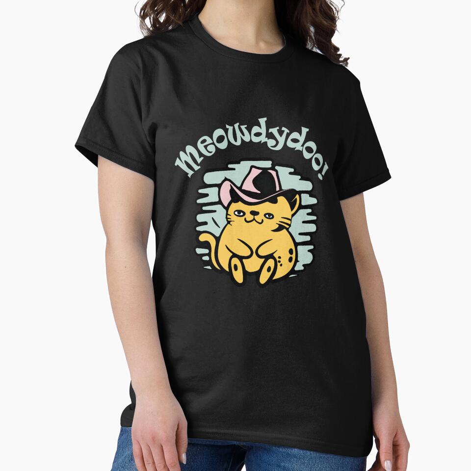 MeowdyDoo Cowboy Cat Meme| Girly Cowgirl Birthday Gift Ideas | Funny Cute Meowdy baby cat by themichetti... (Image 2)