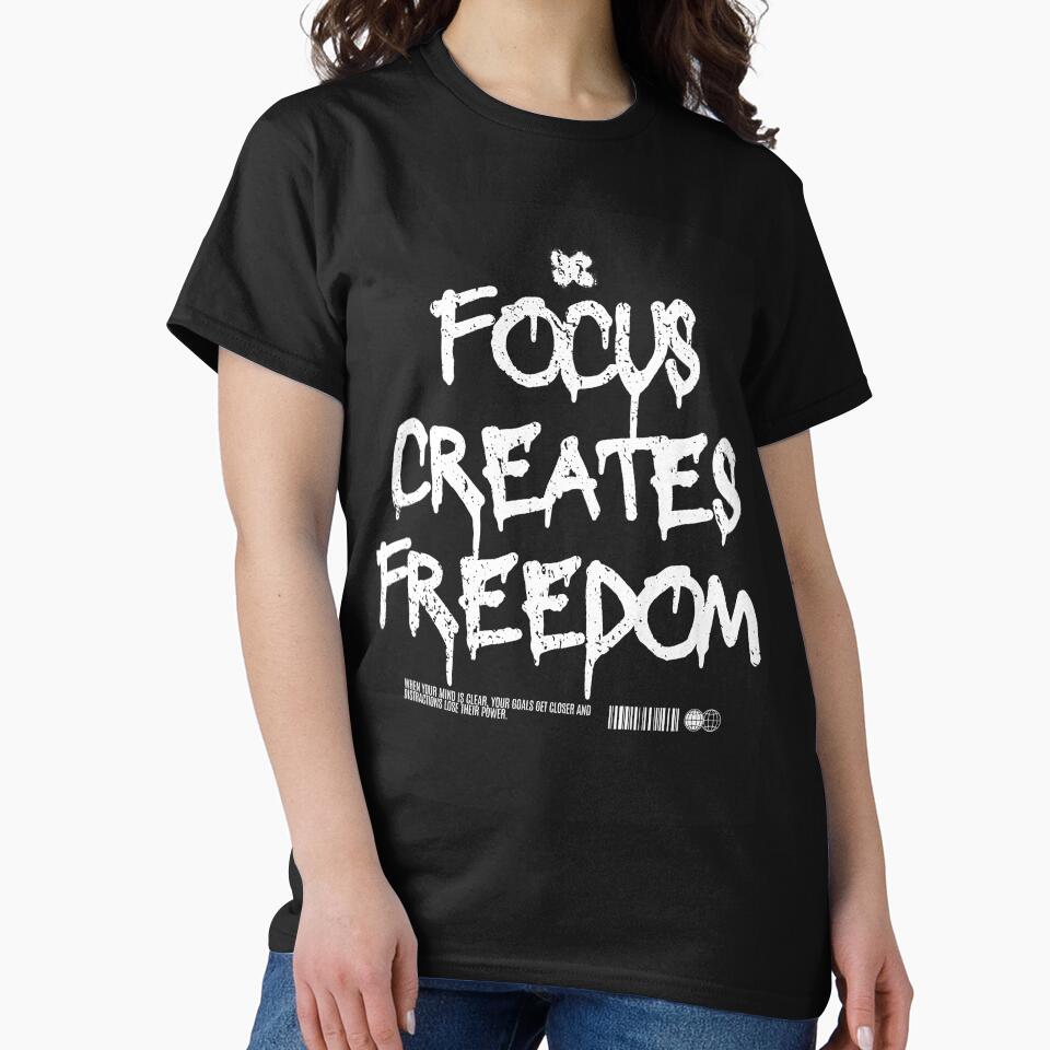 Minimal Motivation Focus Quote Design by salariaart-28 T-Shirts, Hoodie, Sweatshirt | BlankRebels.com (Image 2)