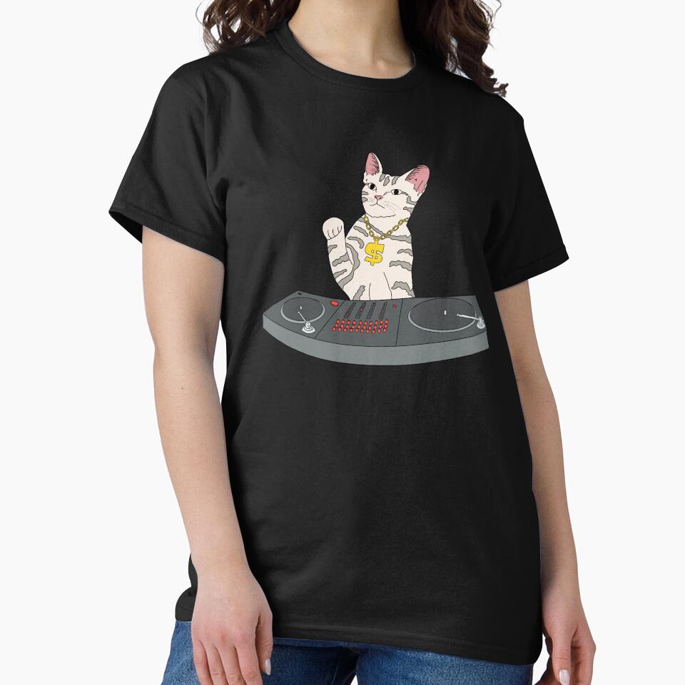 Dj cat by Brexmore3 T-Shirts, Hoodie, Sweatshirt | BlankRebels.com (Image 2)
