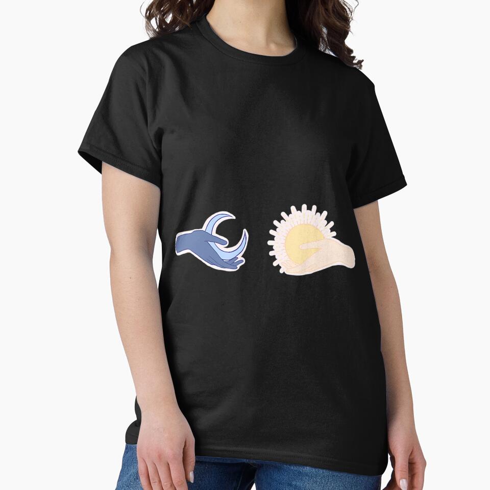 Sun And Moon In Hands by rjhhjawthux77 T-Shirts, Hoodie, Sweatshirt | BlankRebels.com (Image 2)