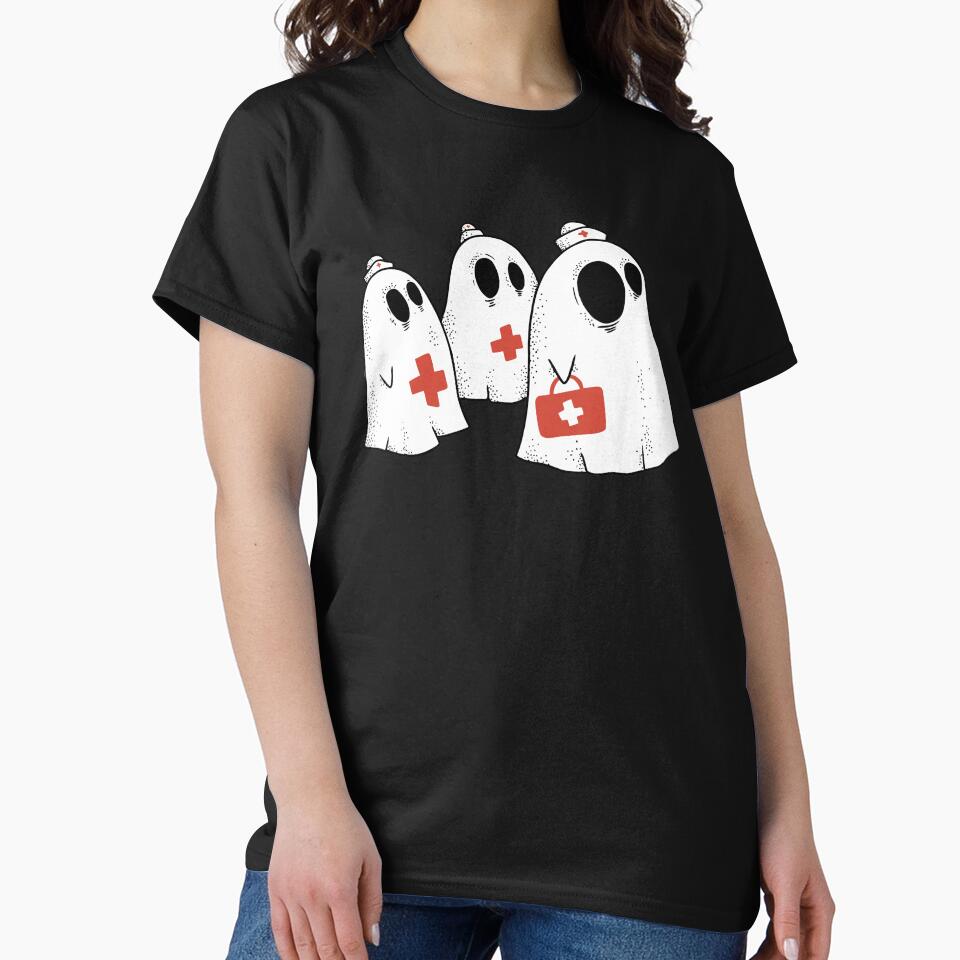 Halloween Nurse by zaher97 T-Shirts, Hoodie, Sweatshirt | BlankRebels.com (Image 2)
