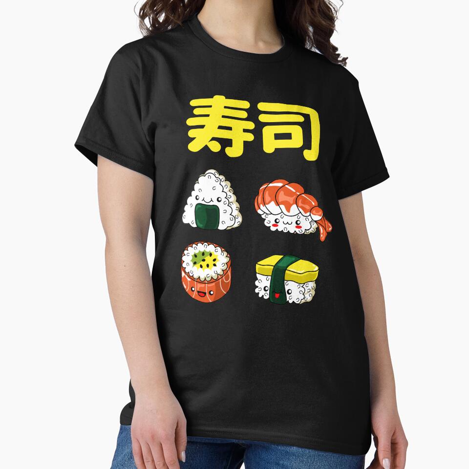 Sushi Lover - Cute Sushi Family - Japanese Sushi by Nossikko T-Shirts, Hoodie, Sweatshirt | BlankRebels.com (Image 2)