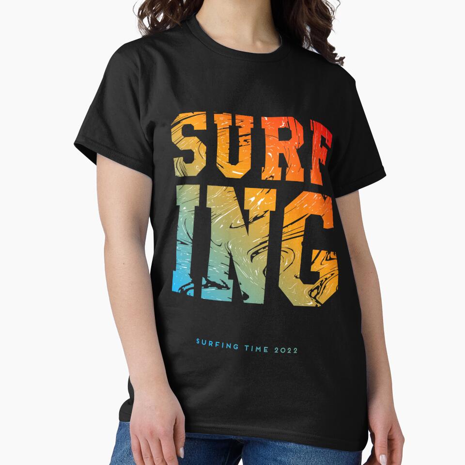 Surfing Time T-Shirts, Hoodie, Sweatshirt