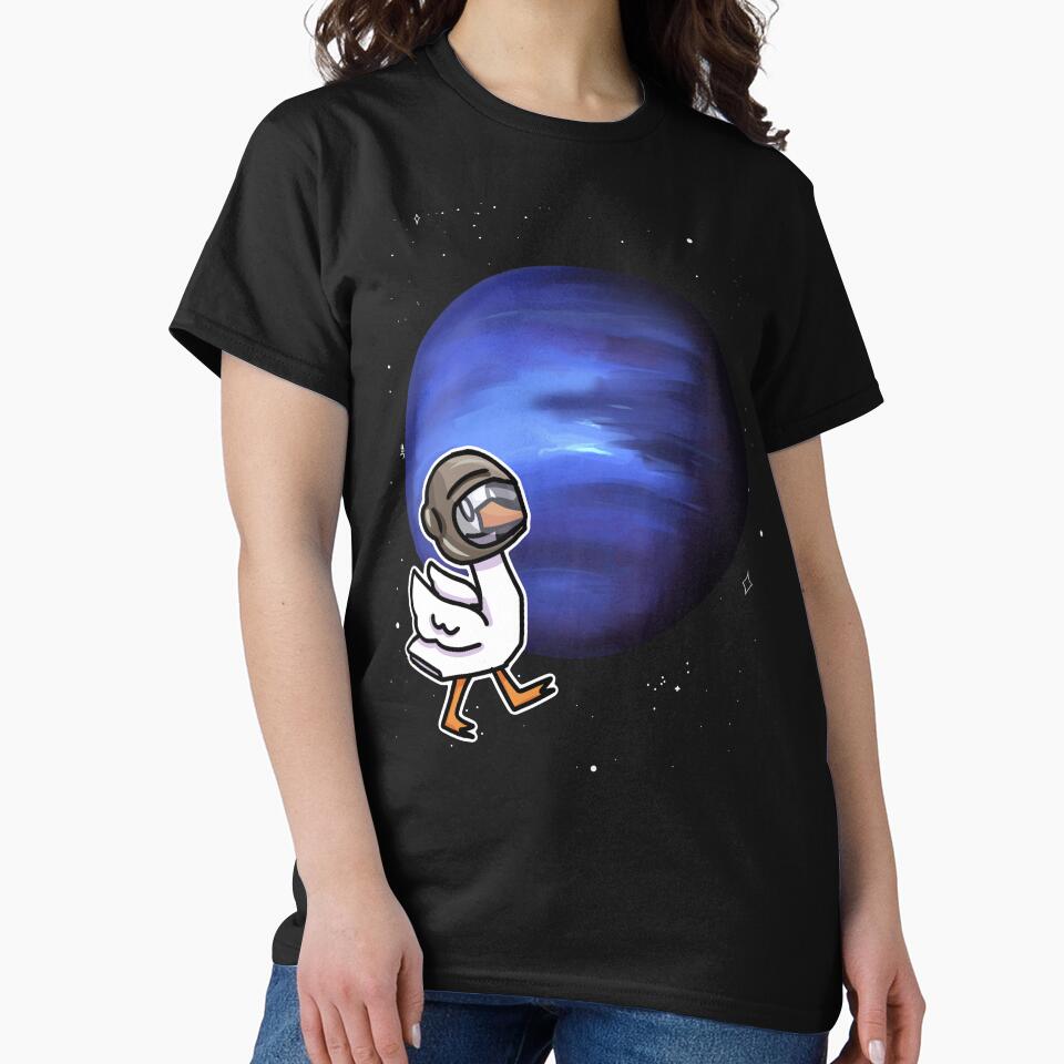 #046 Goose in Space by Jasmine Froley T-Shirts, Hoodie, Sweatshirt | BlankRebels.com (Image 2)