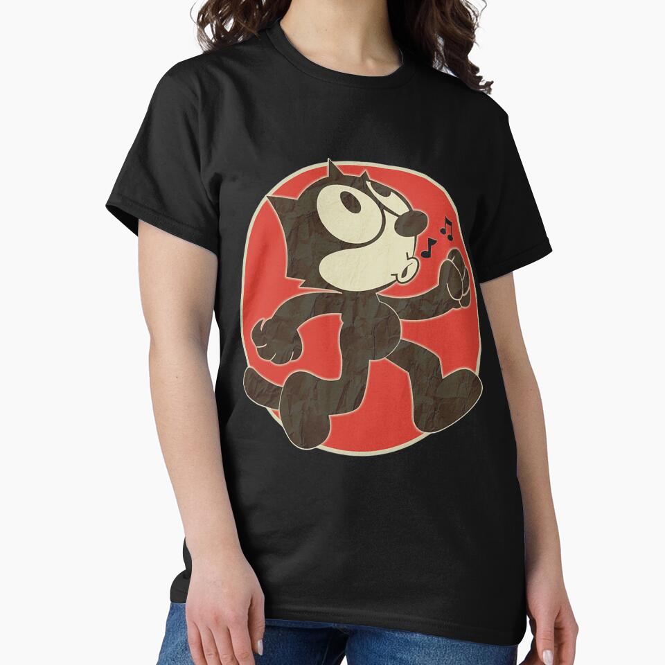 Felix The Cat Keep Walking Vintage Retro by LanceAllenn T-Shirts, Hoodie, Sweatshirt | BlankRebels.com (Image 2)