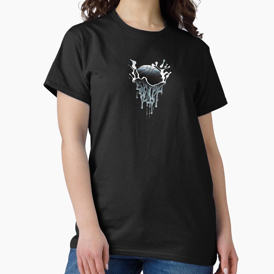 Dripping Basketball - Unique Artwork for Basketball Fans by Shegohi T-Shirts, Hoodie, Sweatshirt | BlankRebels.com (Image 2)
