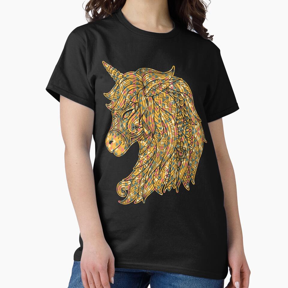 Unicorn - Unicorn Geometric by UnknownArtistt T-Shirts, Hoodie, Sweatshirt | BlankRebels.com (Image 2)