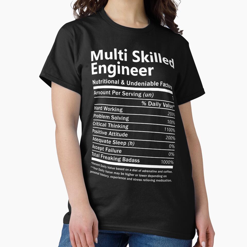 Multi Skilled Engineer by felstore690 T-Shirts, Hoodie, Sweatshirt | BlankRebels.com (Image 2)