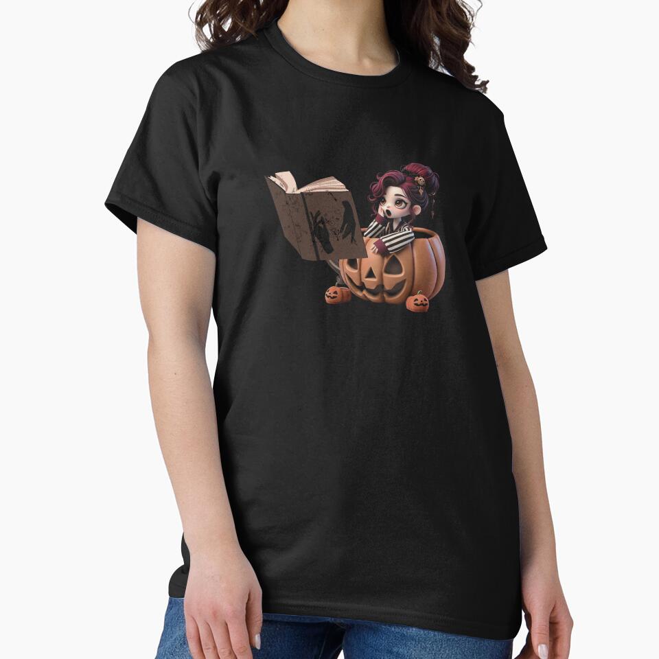 Halloween Coffee And Books by JokeAndStyle T-Shirts, Hoodie, Sweatshirt | BlankRebels.com (Image 2)