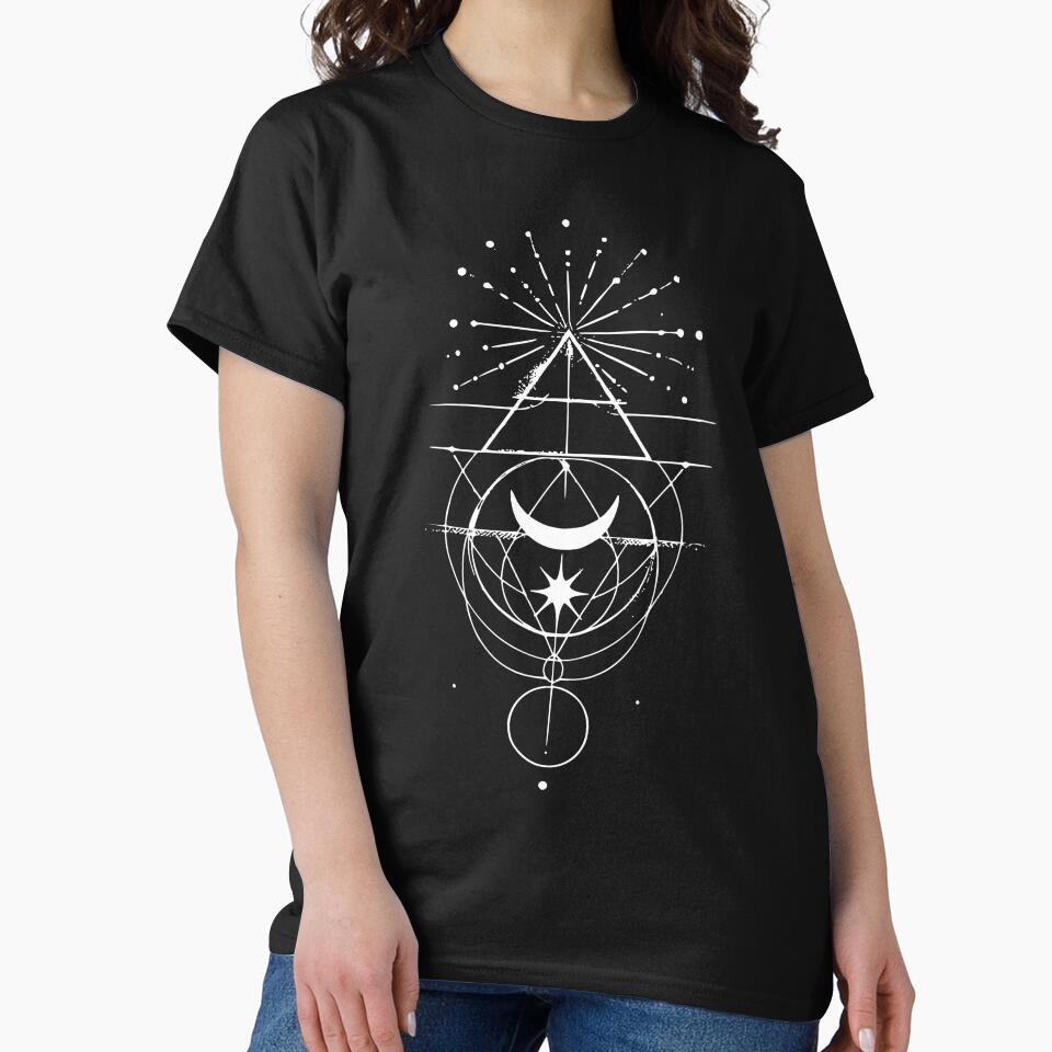 Minimalist Lunar Star Constellation by MajeStreet T-Shirts, Hoodie, Sweatshirt | BlankRebels.com (Image 2)