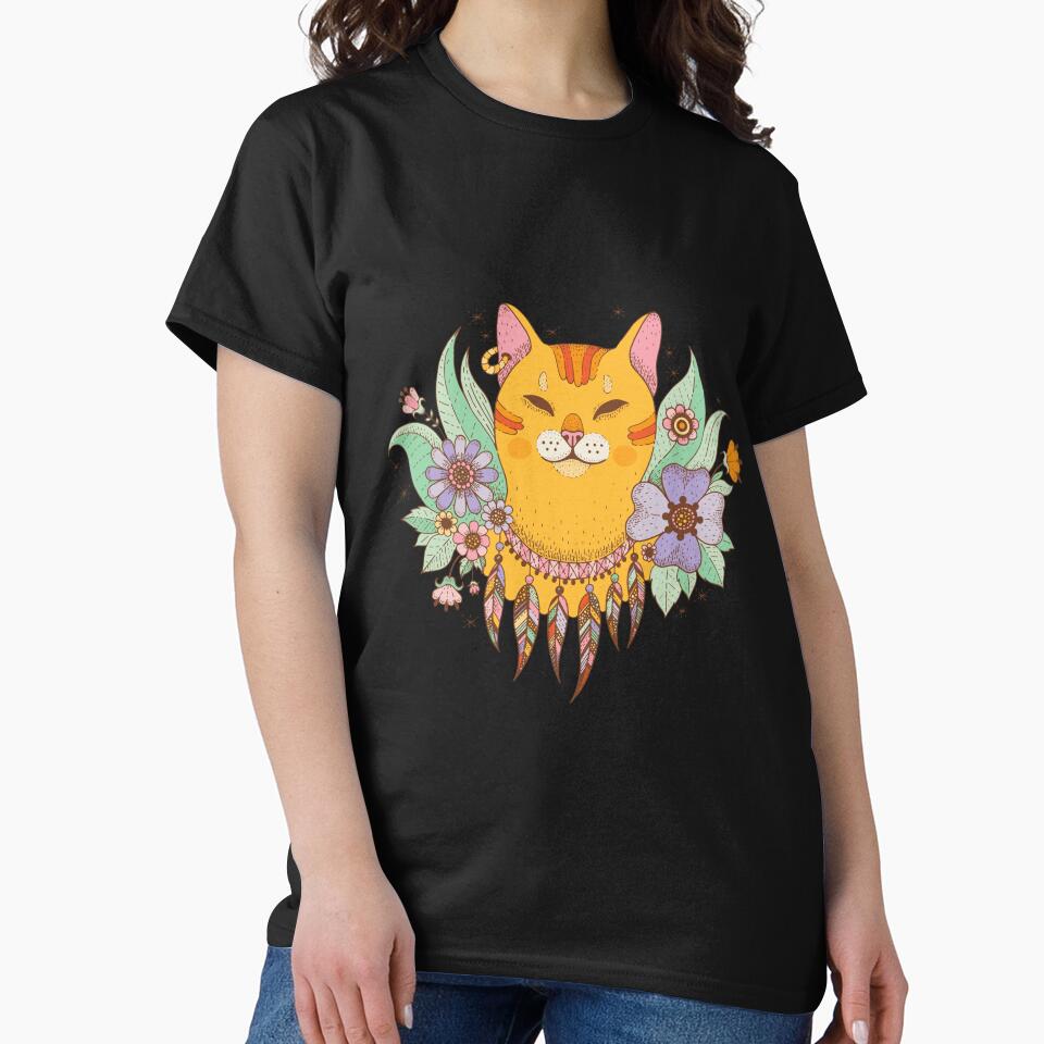 hippie cat by itswallcraft T-Shirts, Hoodie, Sweatshirt | BlankRebels.com (Image 2)