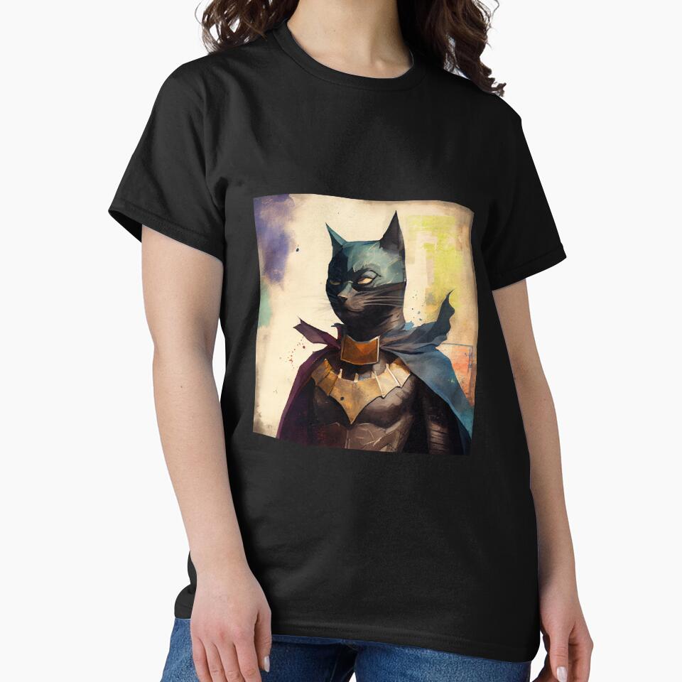Black Cat Superhero 2 by EmilyDayDreams T-Shirts, Hoodie, Sweatshirt | BlankRebels.com (Image 2)