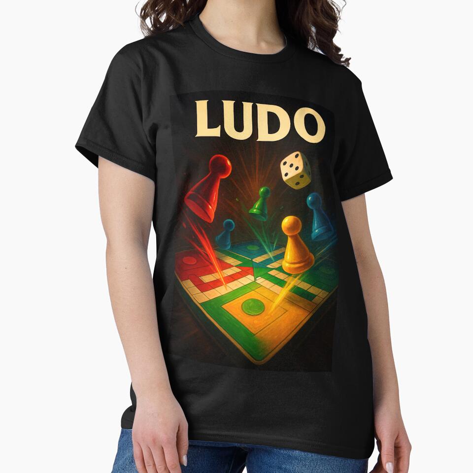 Ludo Game Board Family Fun Design by Retr0Tshirts T-Shirts, Hoodie, Sweatshirt | BlankRebels.com (Image 2)