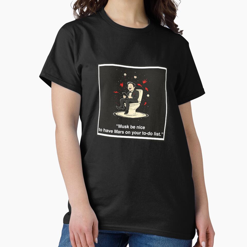 Elon Musk Chaos Tweet Logo 2 – Meme King of Market Crash by studio0mni T-Shirts, Hoodie, Sweatshirt (Image 2)