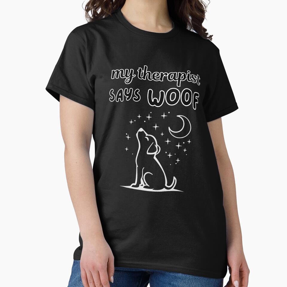 Dog Therapist on Black by MaevePayntr