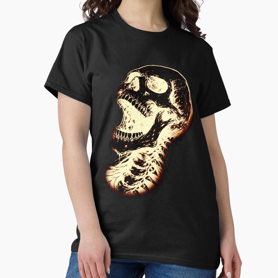 skull (in black) by zaratte T-Shirts, Hoodie, Sweatshirt | BlankRebels.com (Image 2)