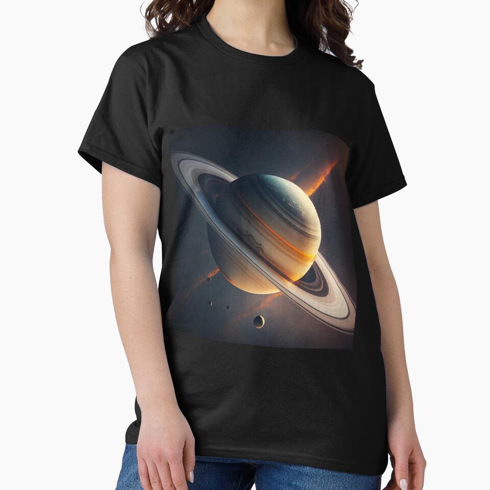 Saturn with Moons by PharaohofSedona T-Shirts, Hoodie, Sweatshirt | BlankRebels.com (Image 2)