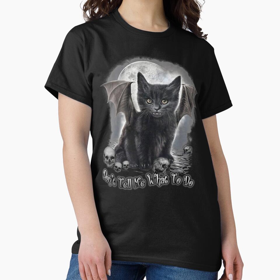 Black cat funny halloween by OloriHeritage T-Shirts, Hoodie, Sweatshirt | BlankRebels.com (Image 2)