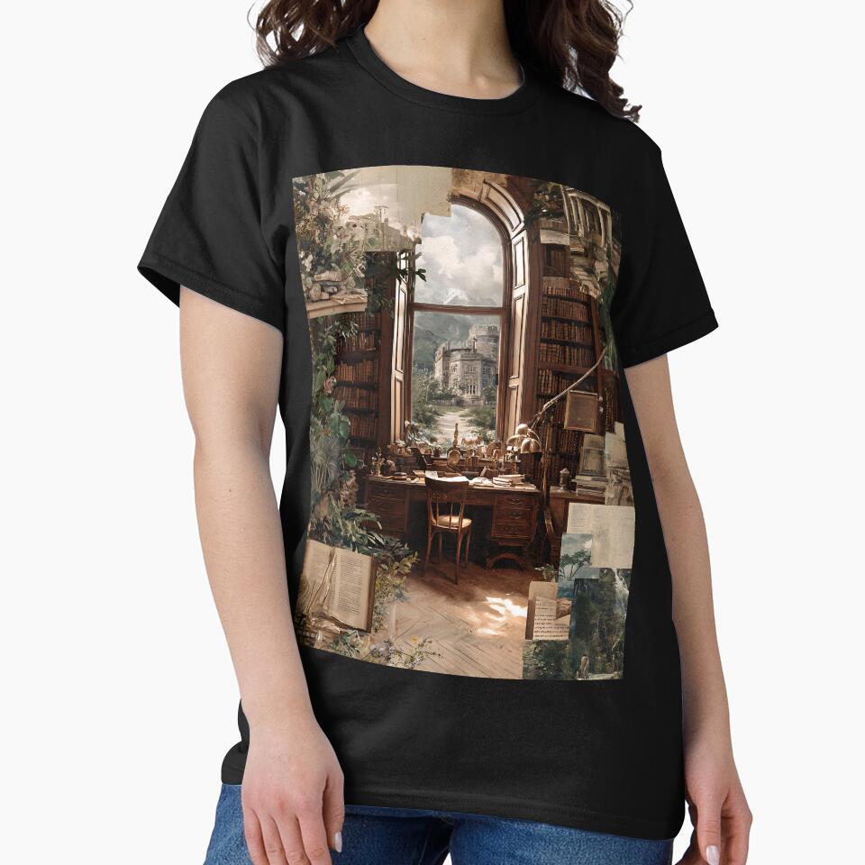 Vintage Light Academia Collage by bapupa T-Shirts, Hoodie, Sweatshirt | BlankRebels.com (Image 2)