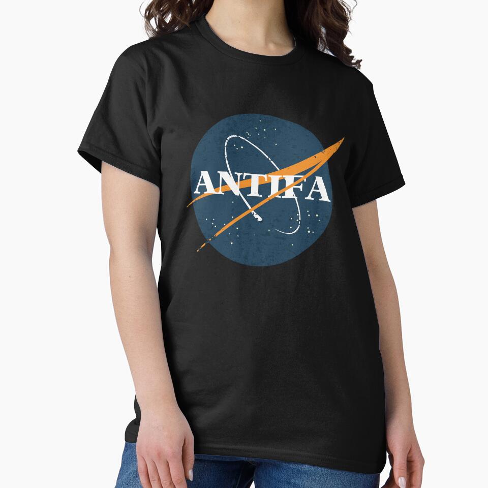 Antifa Space Vintage by orlumbuspirate T-Shirts, Hoodie, Sweatshirt | BlankRebels.com (Image 2)