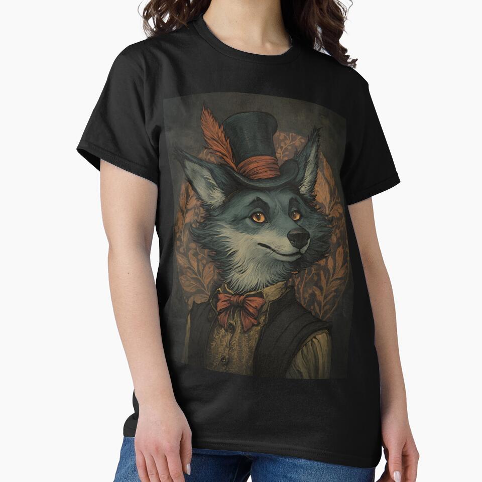 Mysterious Dark Academia Dog by bapupa T-Shirts, Hoodie, Sweatshirt | BlankRebels.com (Image 2)