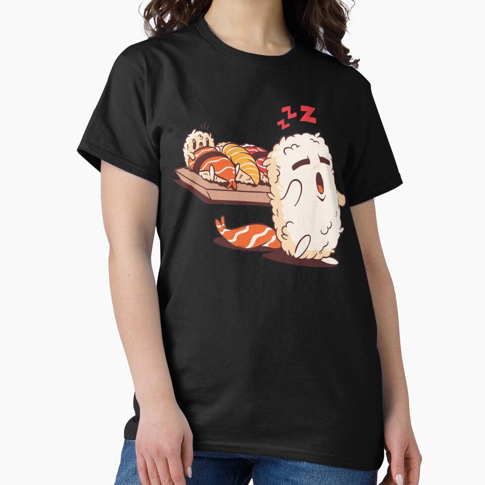 Cute Sushi Sleepwalking by OnepixArt T-Shirts, Hoodie, Sweatshirt | BlankRebels.com (Image 2)