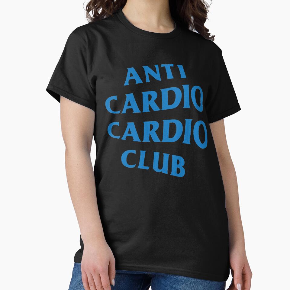 Anti Cardio Cardio Club Trippy Blue by Too Sweet T-Shirts, Hoodie, Sweatshirt | BlankRebels.com (Image 2)