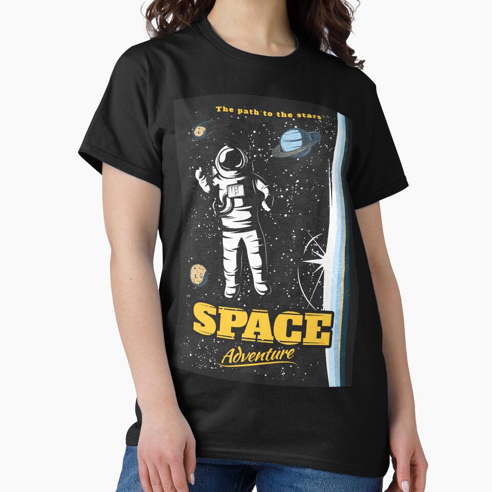 Retro Space Design - "The Path to the Stars" Space Adventure by Hipatye26