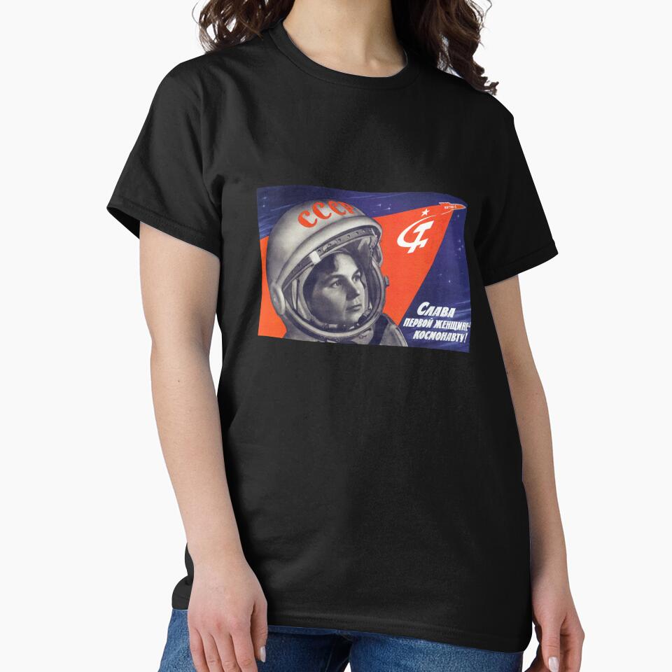 Valentina Tereshkova - Long Live The World's First Female Cosmonaut by warishellstore T-Shirts, Hoodie, Sweatshirt (Image 2)