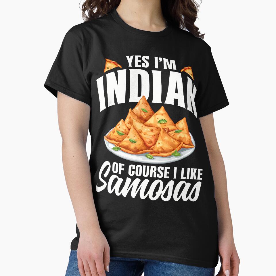 Samosas Fan Indian Foodie Vegetable Gluten Free Samosas by JosephineSarah T-Shirts, Hoodie, Sweatshirt (Image 2)