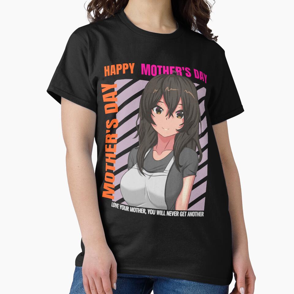 Anime Mother's Day Mom | Subtle Anime | Holiday Anime Girl by BBMarioni T-Shirts, Hoodie, Sweatshirt (Image 2)