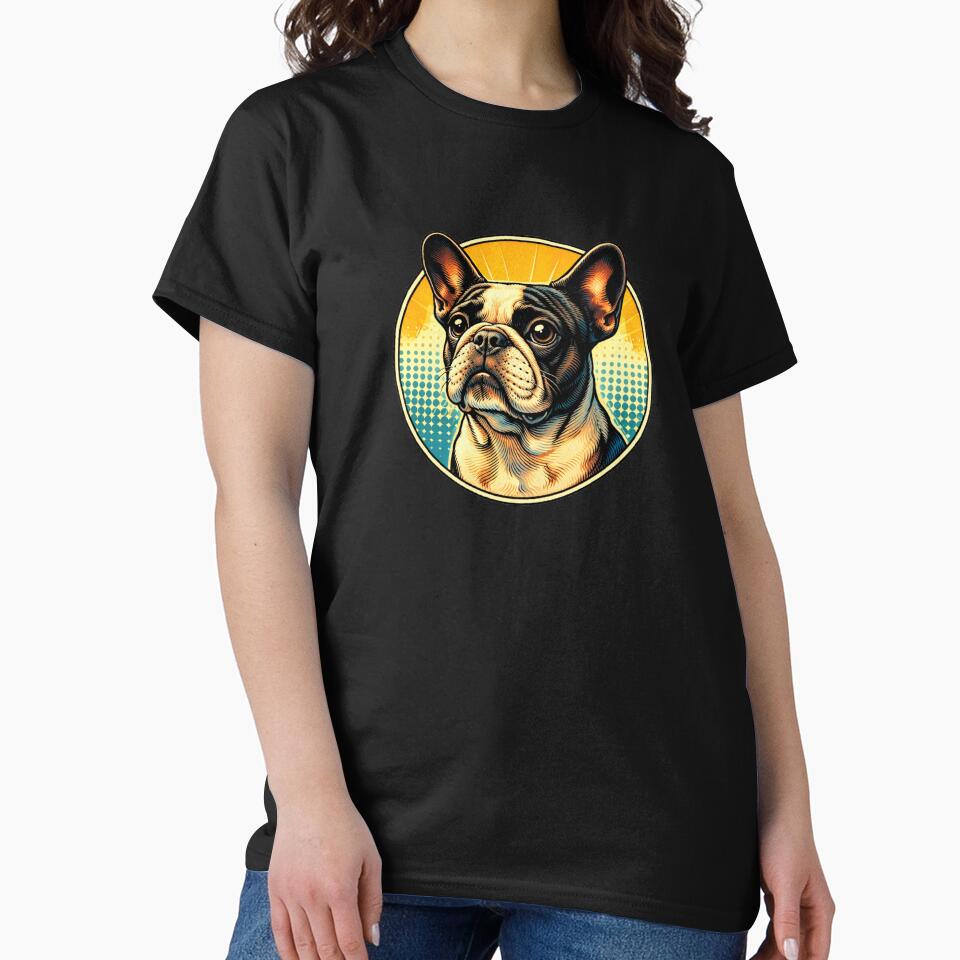 Frenchie Pop Art by One-True-North T-Shirts, Hoodie, Sweatshirt | BlankRebels.com (Image 2)