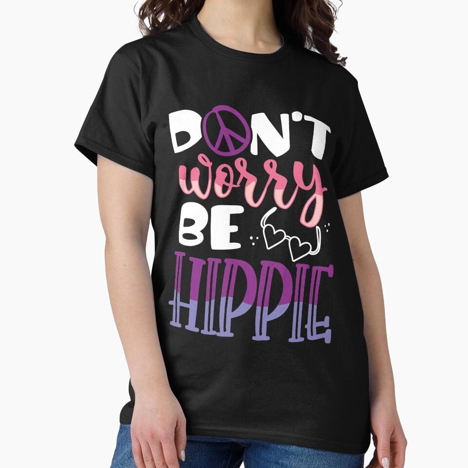 Design Happy Hippie  Motivation Gif by omgsavariya T-Shirts, Hoodie, Sweatshirt | BlankRebels.com (Image 2)