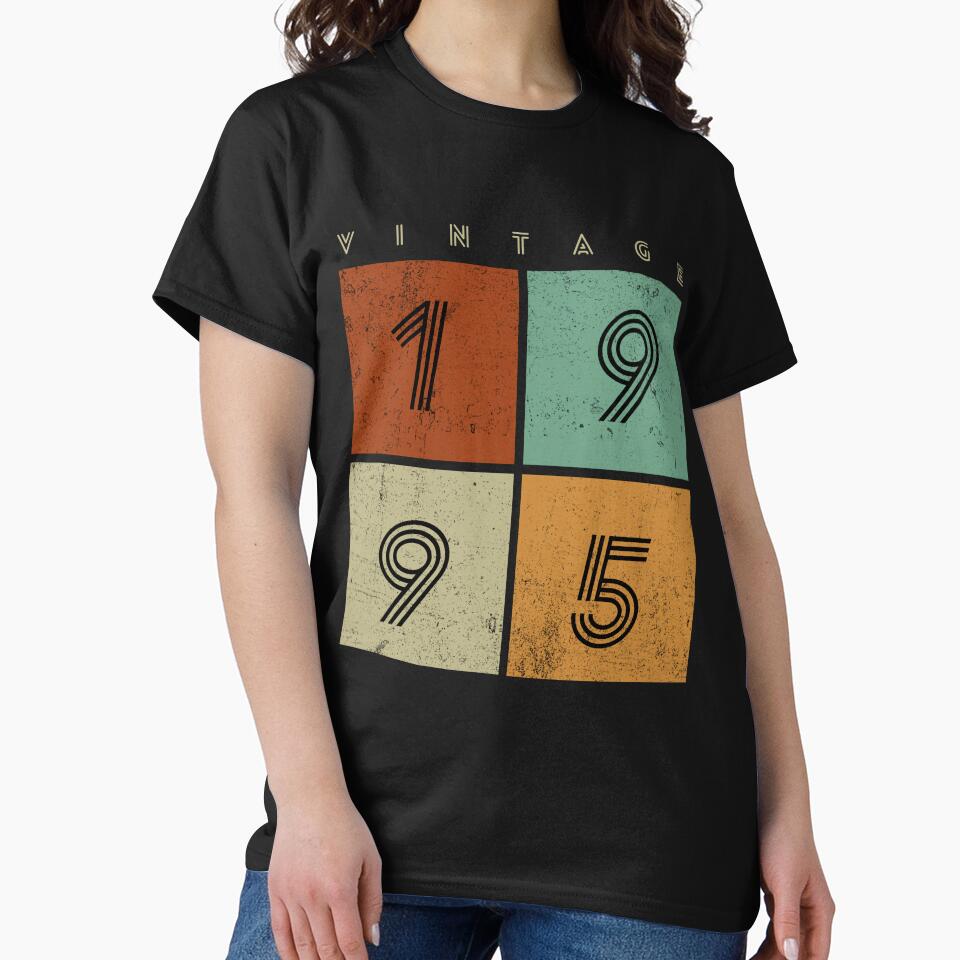 vintage 30th Birthday Gift For Men 1995 dad retro by Doooriginals T-Shirts, Hoodie, Sweatshirt | BlankRebels.com (Image 2)