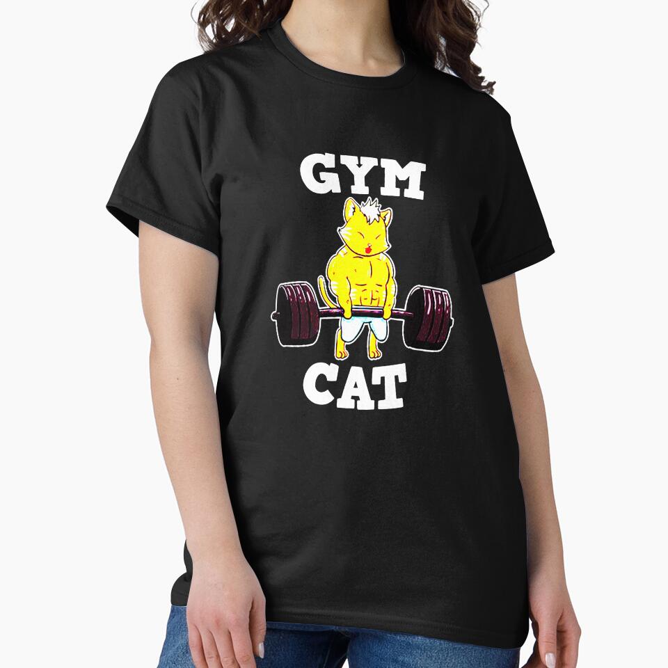 Gym Cat by febyriana T-Shirts, Hoodie, Sweatshirt | BlankRebels.com (Image 2)