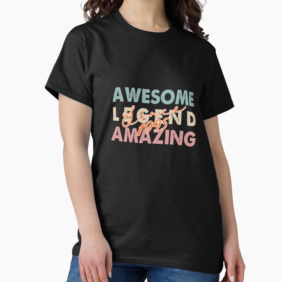 Awesome Legend Amazing Since 1995 by Dutlu T-Shirts, Hoodie, Sweatshirt | BlankRebels.com (Image 2)